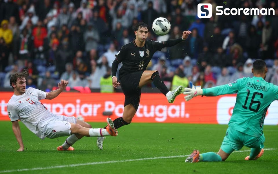 포르투갈, 아르메니아를 9-1 완승... 7회 연속 WC 본선 진출 확정